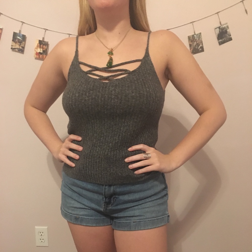 AE Ribbed tank top